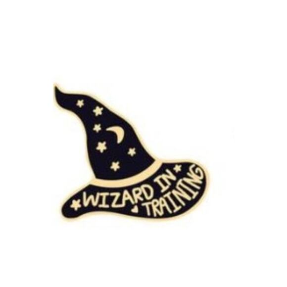 Wizard in Training Witch's Hat Pin Brooch - Picture 1 of 1